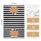 Artoid Mode Orange Polka Dot Stripes Hello Pumpkin Fall Kitchen Towels Dish Towels, 18x26 Inch Farmhouse Decoration Hand Towels Set of 2